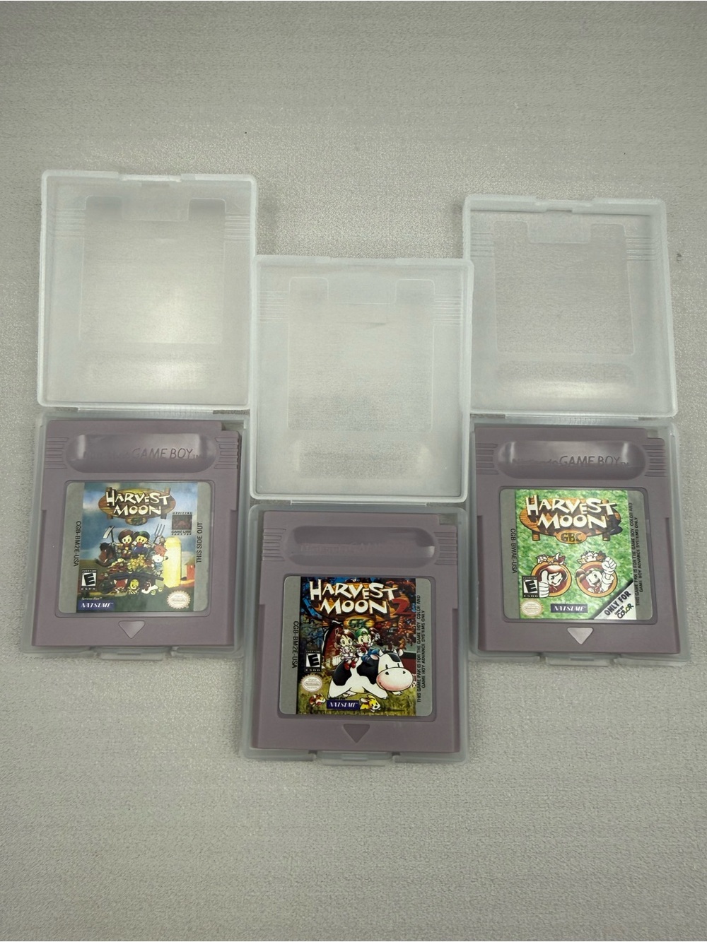 Harvest Moon Game Boy Bundle 3 Games GB GBC USA Version